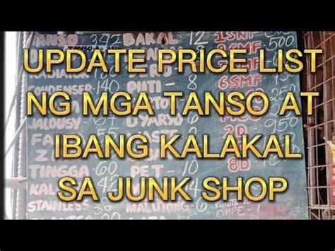 tanso price per kilo today philippines